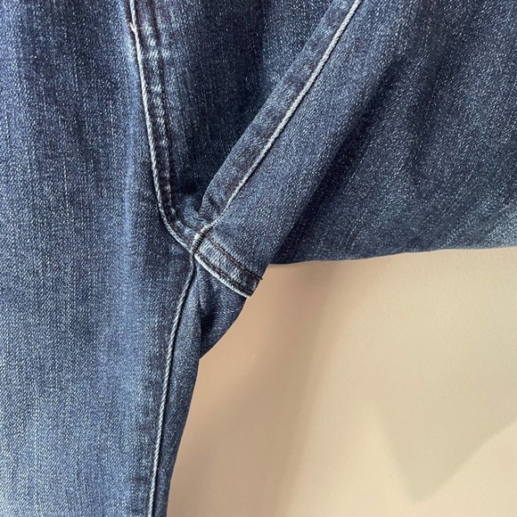 Etcetera Boyfriend Jeans Dark Wash Size 4 Stretch Straight Leg - Picture 5 of 9